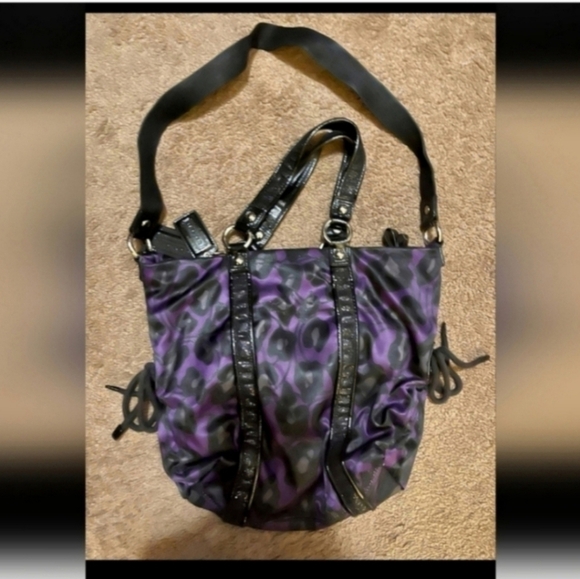 🍂🍁Nwt Coach ocelot tote - Picture 3 of 9